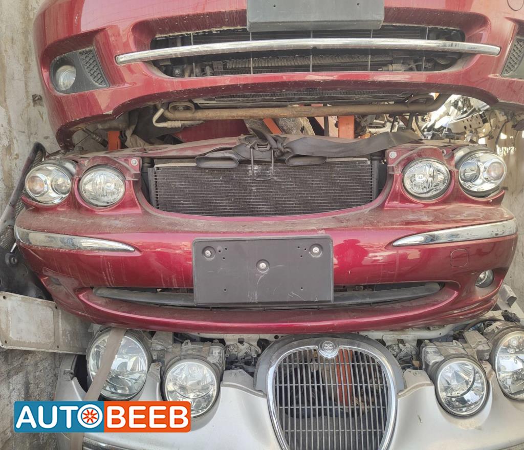 واجهة أمامية طمبون اضوية يمين شمال جاكوار x type 2007