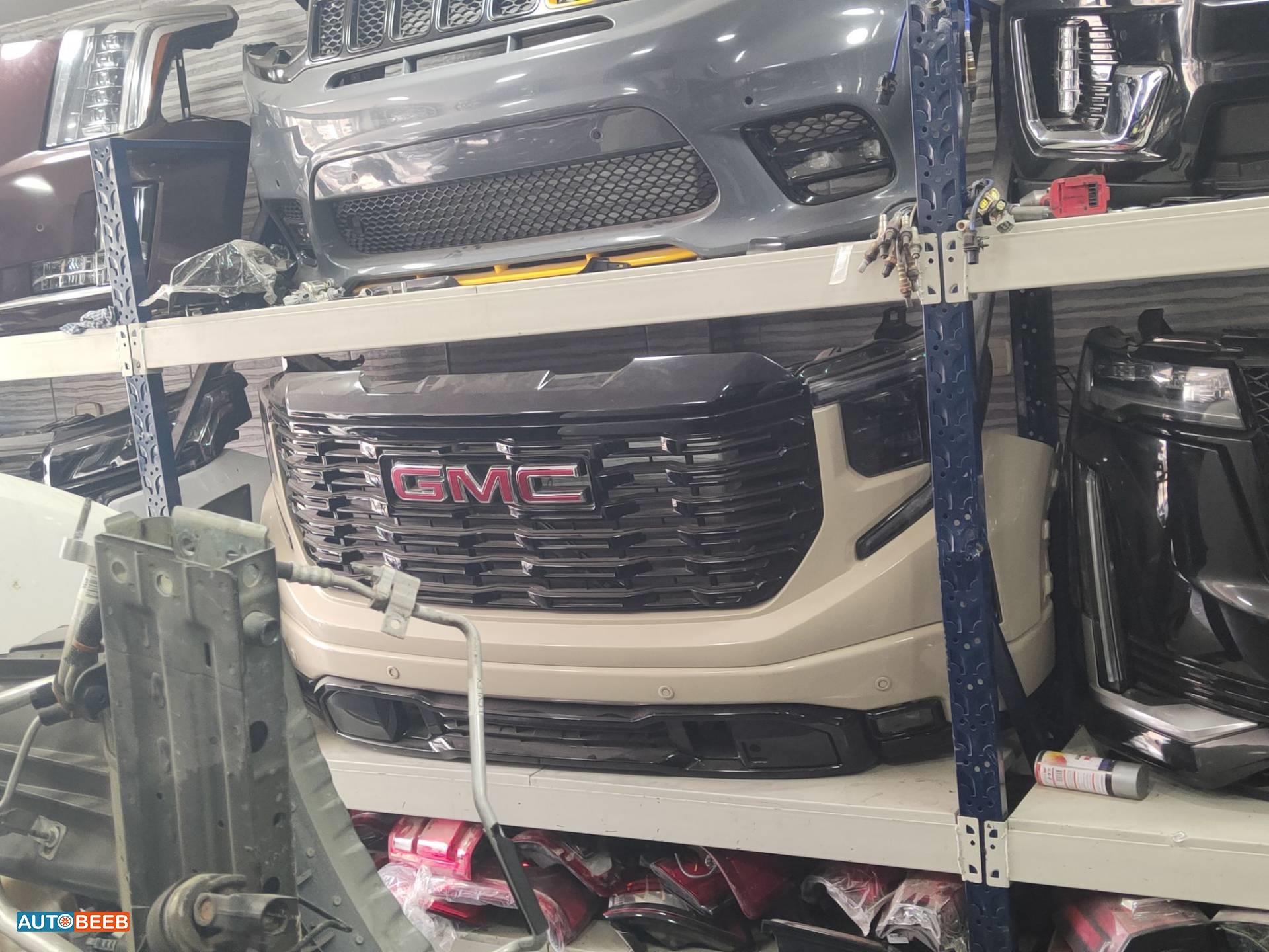 واجهة أمامية طمبون اضوية يمين شمال جي ام سي سييرا 2024