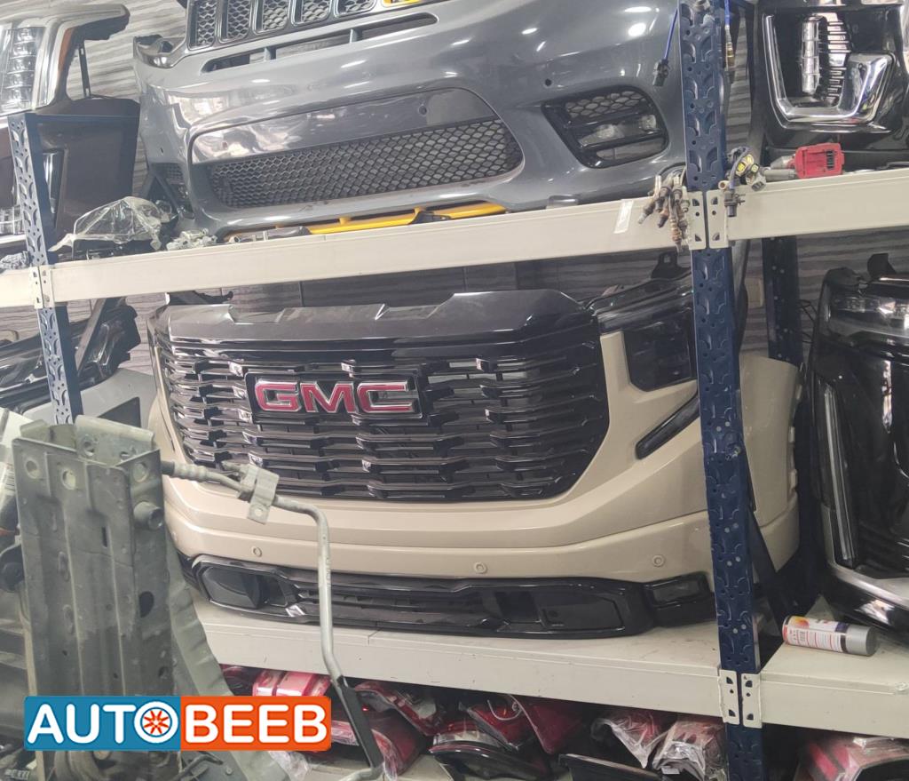 واجهة أمامية طمبون اضوية يمين شمال جي ام سي سييرا 2024