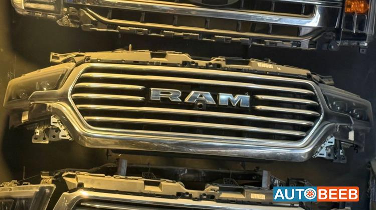 واجهة أمامية طمبون اضوية يمين شمال دودج رام ليمتد 2021 2022 2023