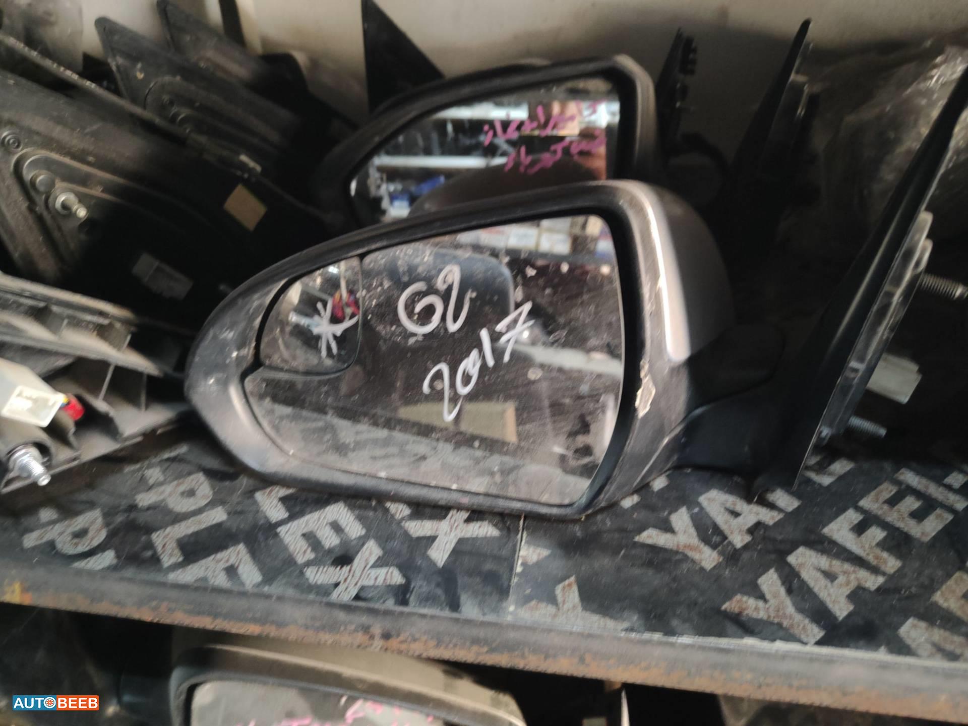 مرآة جانبية يمين شمال هيونداي ايونيك 2017 2018