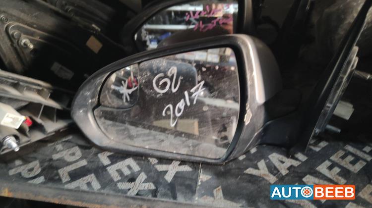 مرآة جانبية يمين شمال هيونداي ايونيك 2017 2018