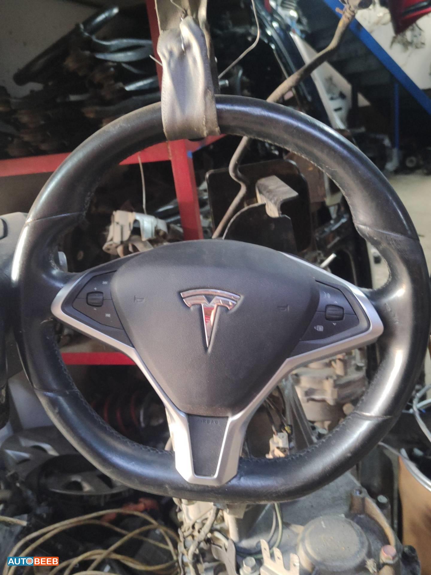 Cabin  Steering Wheel Tesla S