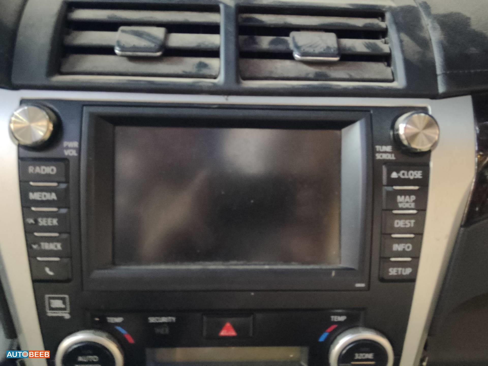 شاشة تابلوه تويوتا كامري 2012 2013 2014