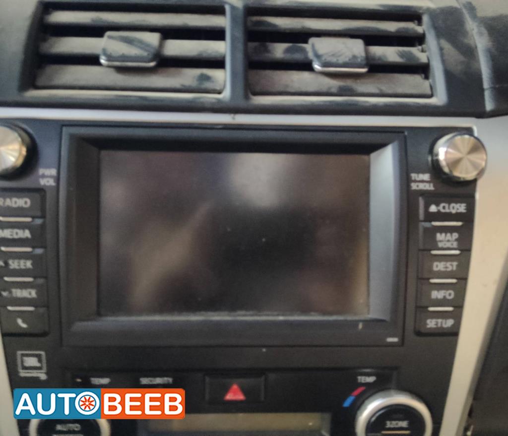 شاشة تابلوه تويوتا كامري 2012 2013 2014