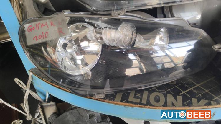 ضوء امامي يمين شمال فولكس فاجن جولف mk6 2009 2010