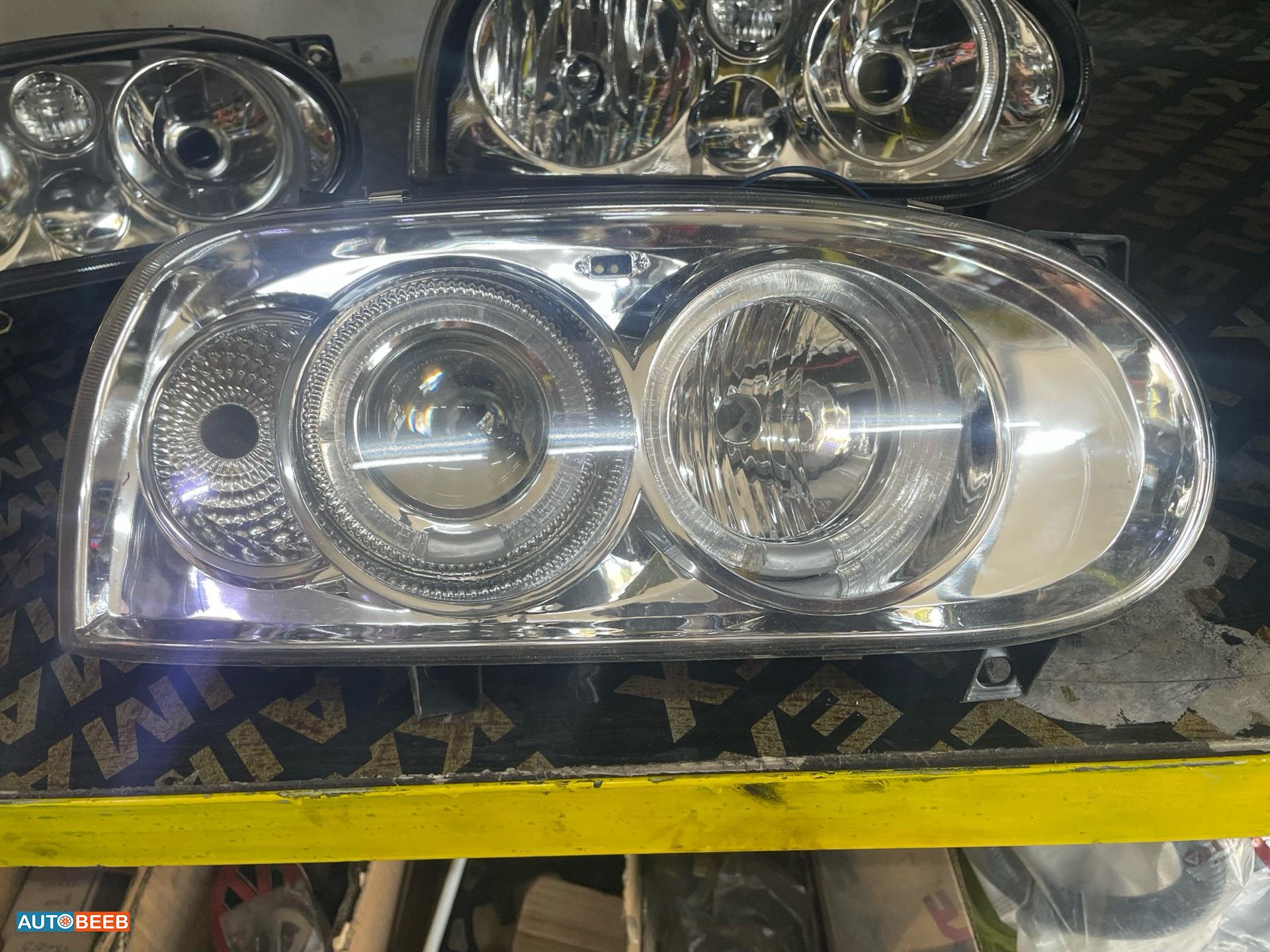 ضوء امامي يمين شمال فولكس فاجن جولف mk3 معدل أساور 1993 1994 1995 1996