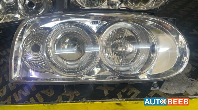 ضوء امامي يمين شمال فولكس فاجن جولف mk3 معدل أساور 1993 1994 1995 1996