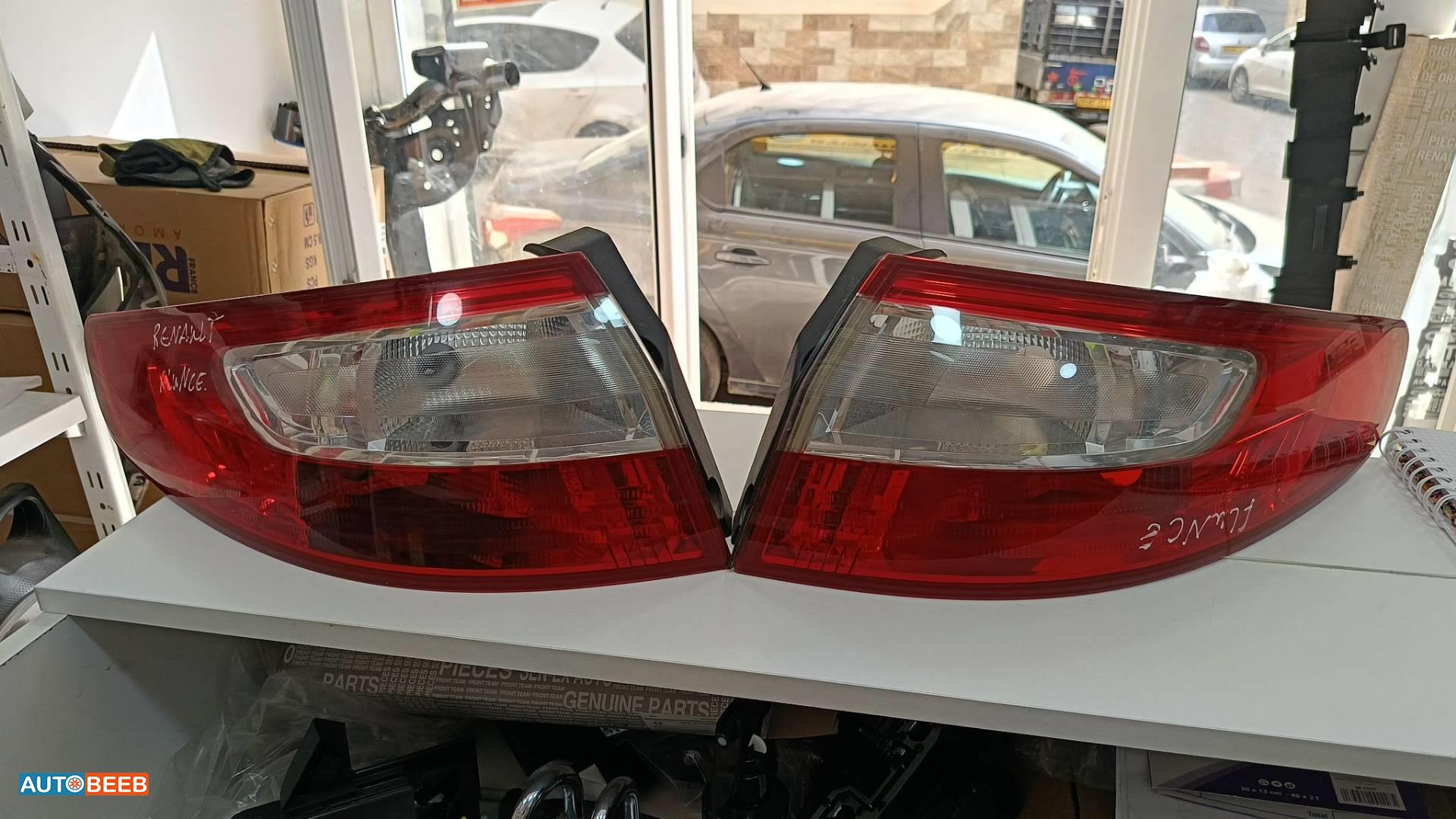 Lights Rear light Renault Fluence