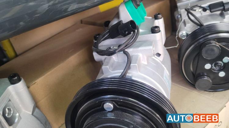 كومبرصر مكيف كيا بنجو 3 ابيض 2004 2005 2006 2007