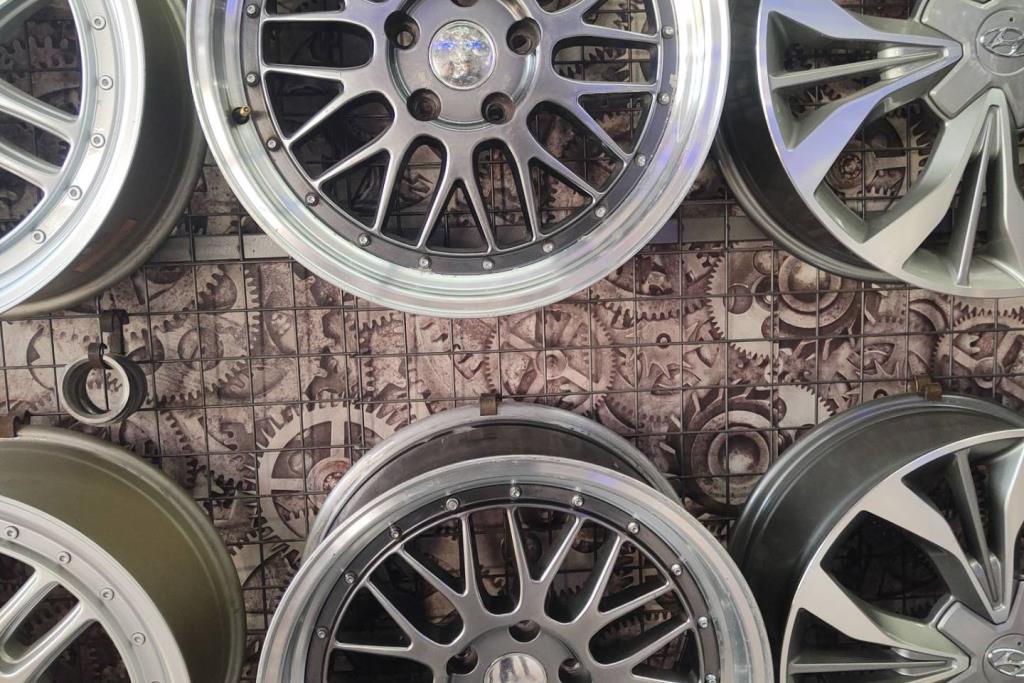 طقم جنطات بي بي اس ل ام قياس 18 