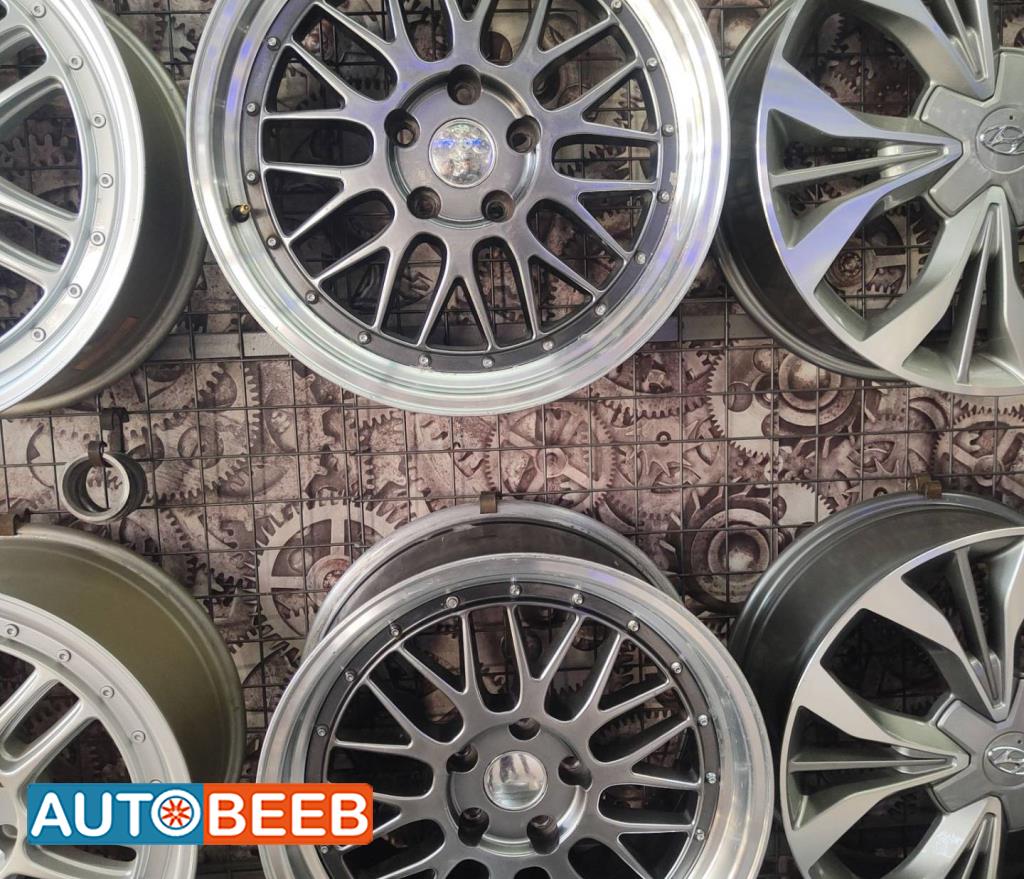 طقم جنطات بي بي اس ل ام قياس 18 