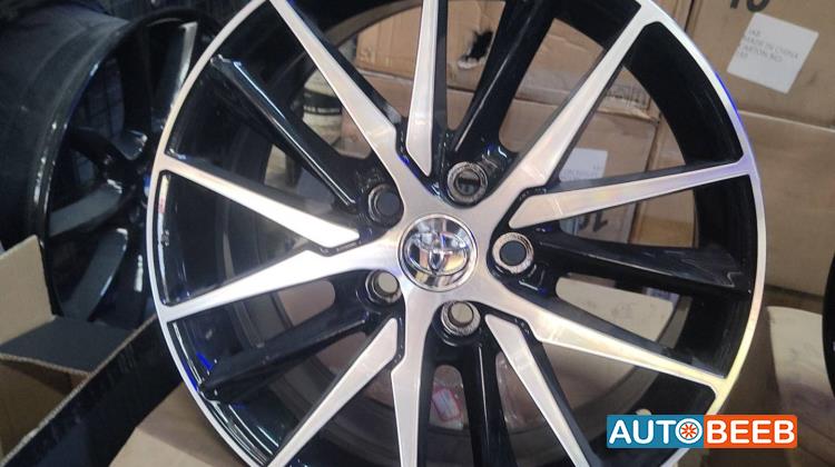 طقم جنطات تويوتا كامري قياس 17 