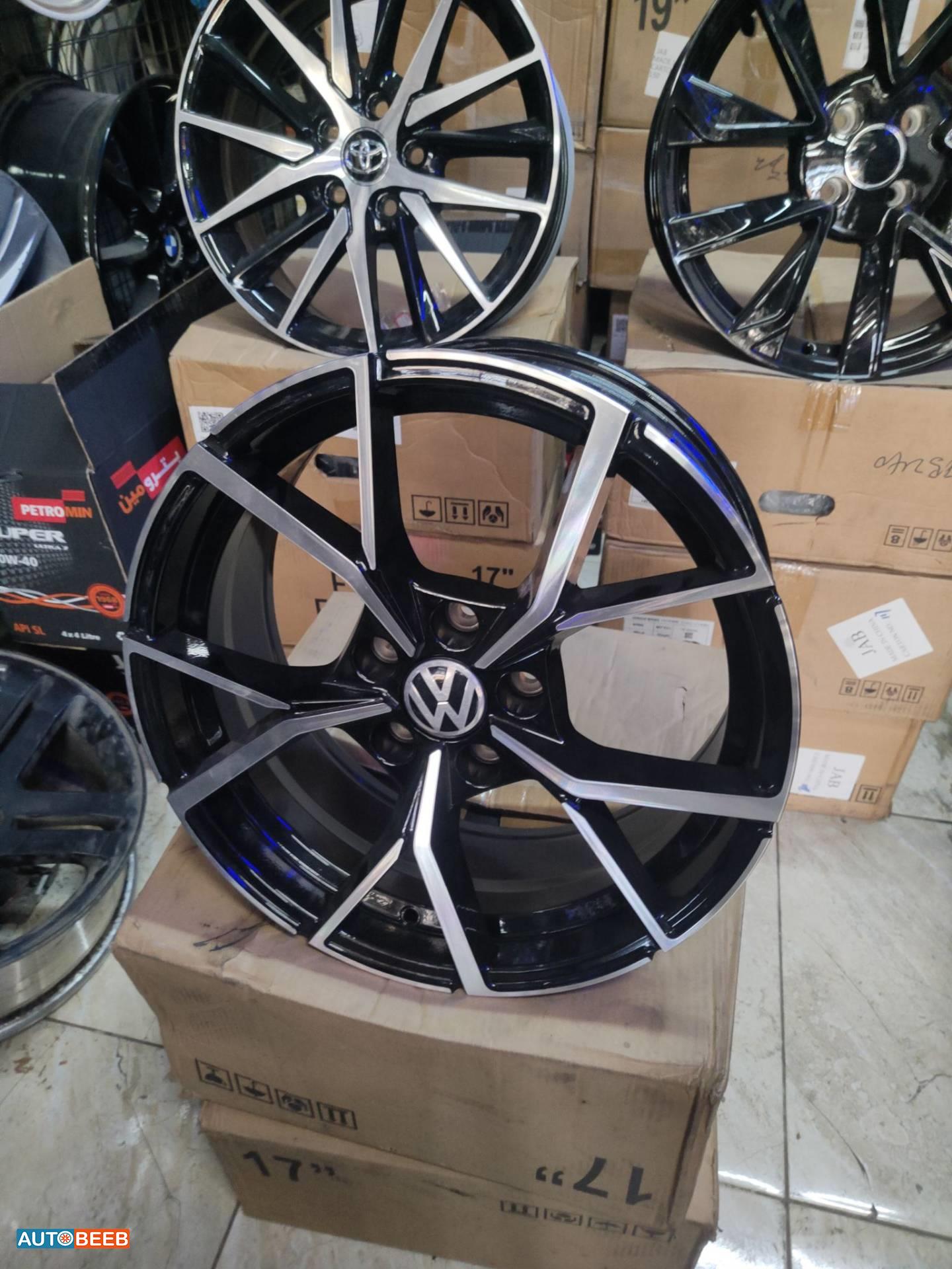 طقم جنطات فولكس فاجن e جولف قياس 17 