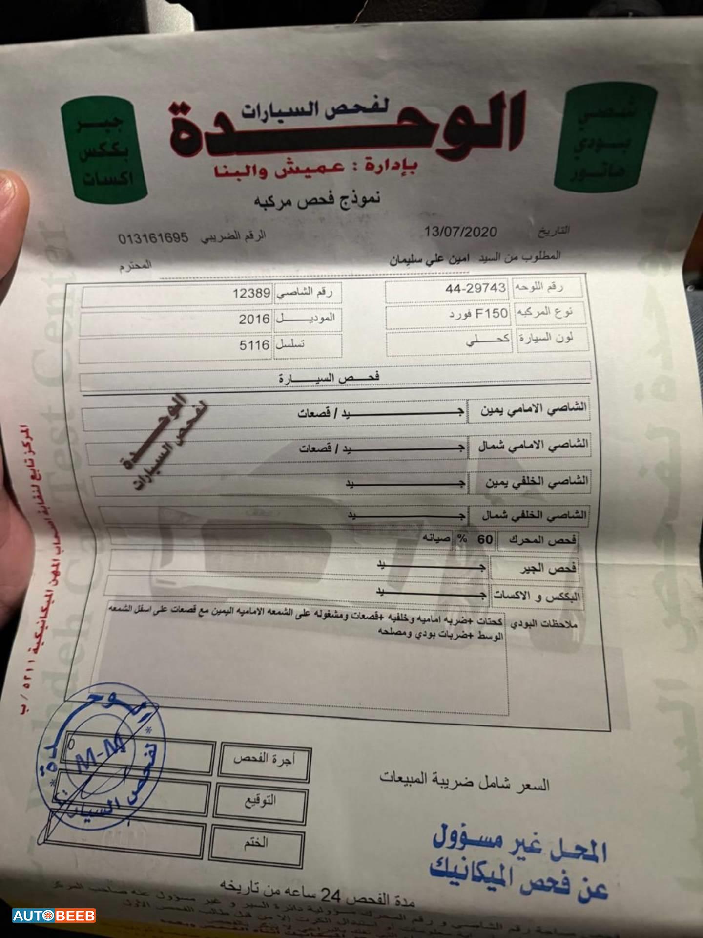 فورد F-150 لايتنينج 2016