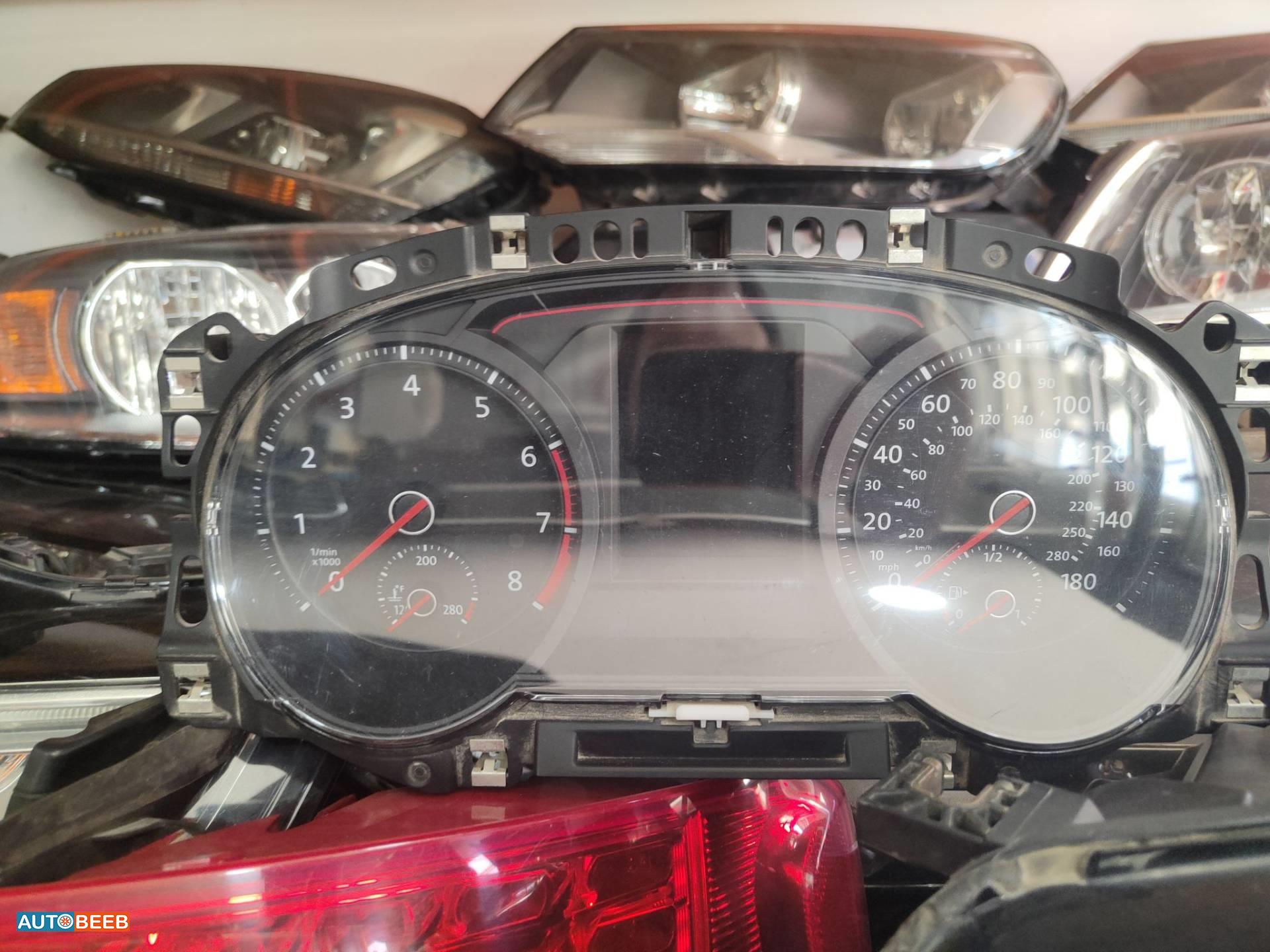 تابلوه ساعات فولكس فاجن جولف gti 2016 2017