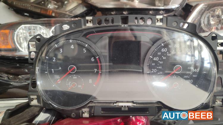 تابلوه ساعات فولكس فاجن جولف gti 2016 2017