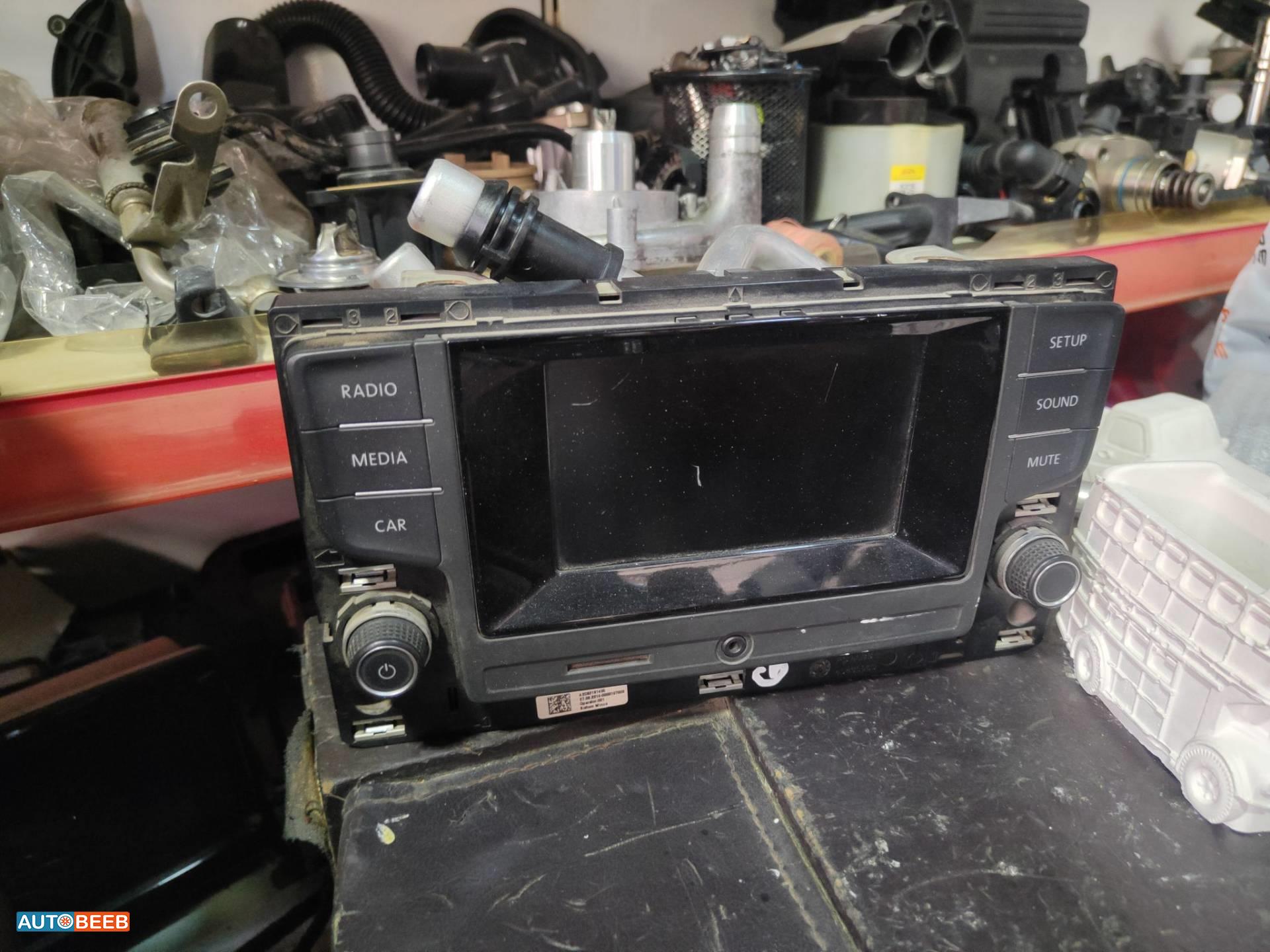 مسجل شاشه فولكس فاجن جولف gti 2016 2017