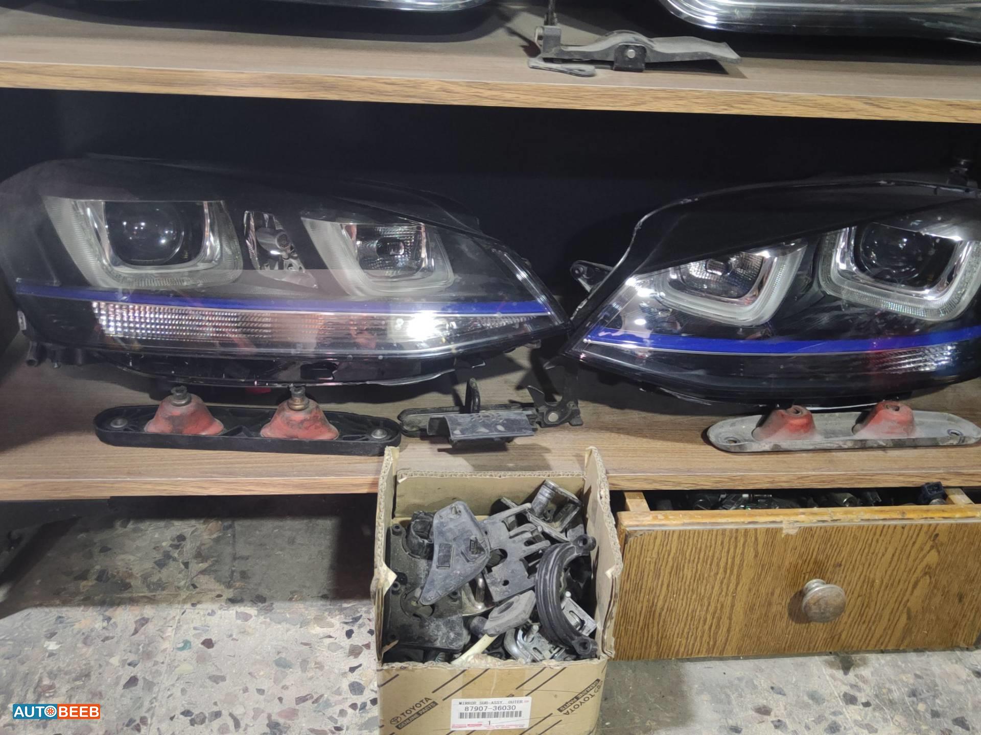 ضوء امامي يمين شمال فولكس فاجن mk7 2017 2018