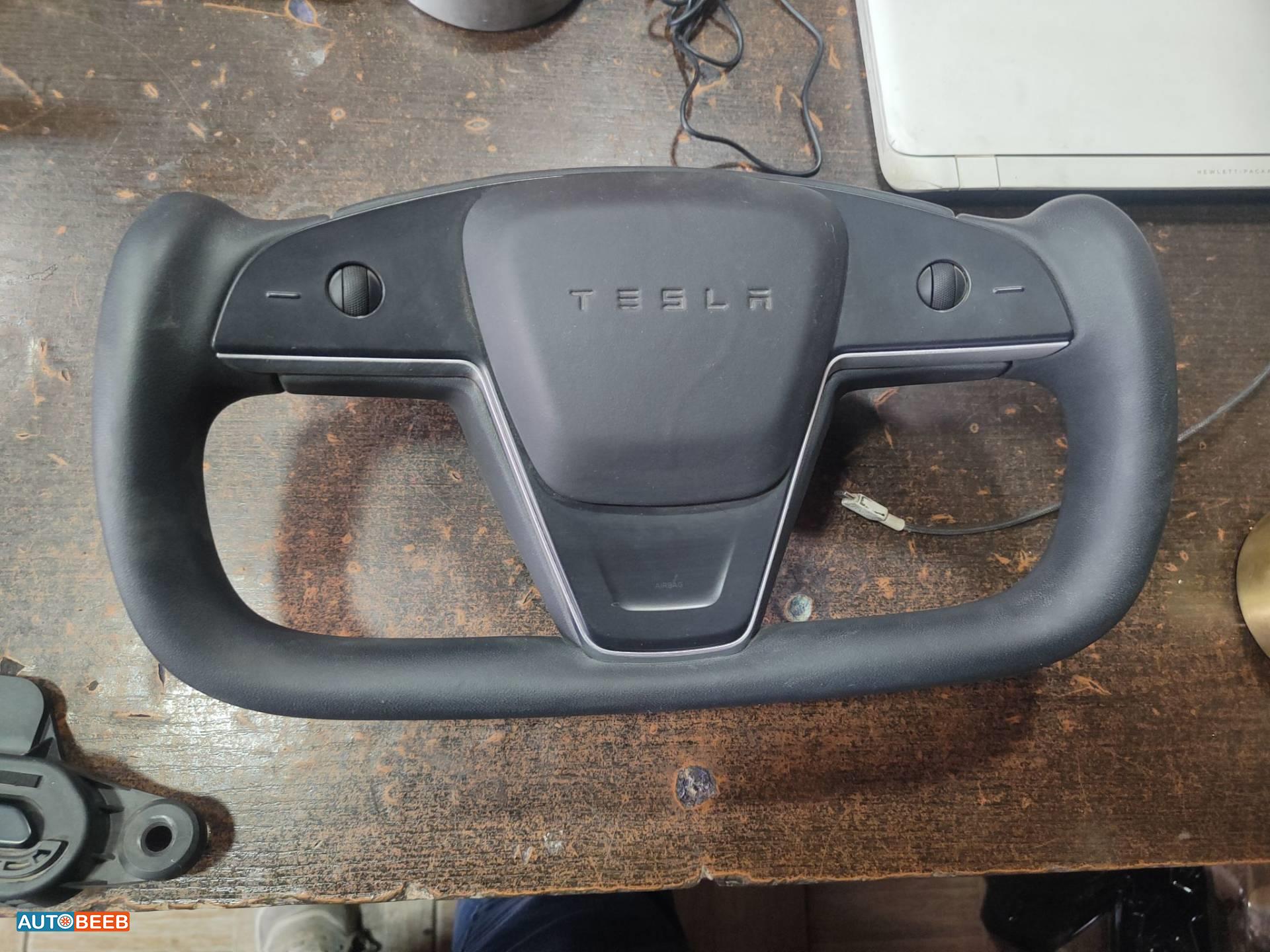 Cabin  Steering Wheel Tesla S