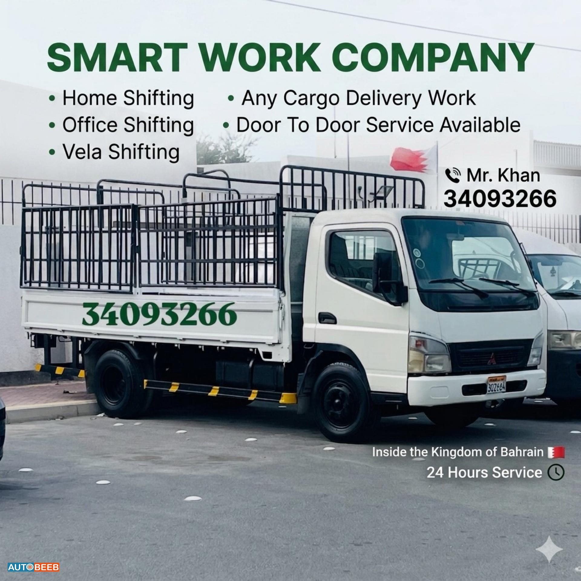 Flatbed with side Mitsubishi 2008