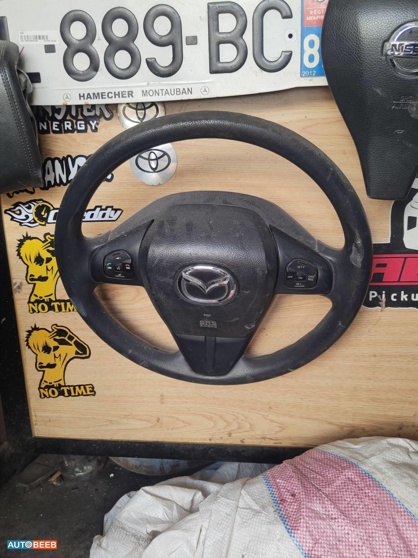 Cabin  Steering Wheel Mazda 