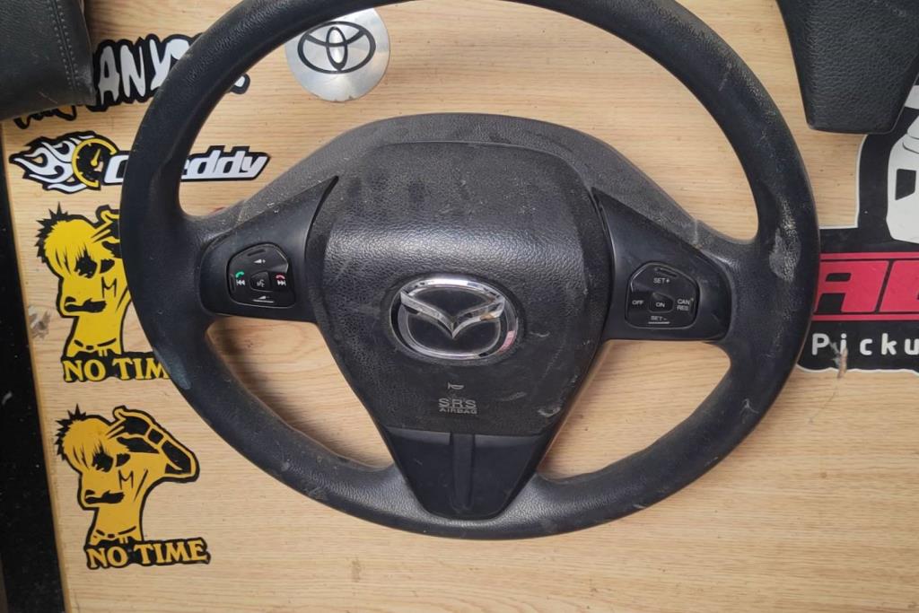 Cabin  Steering Wheel Mazda 