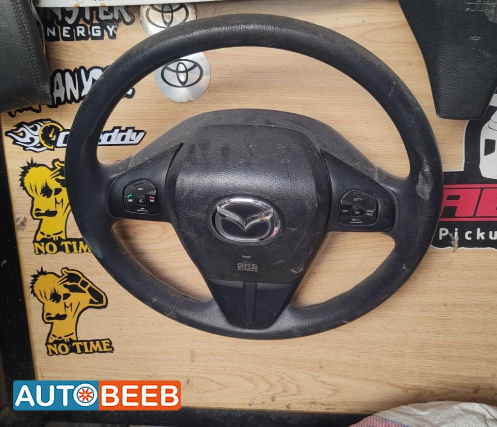 Cabin  Steering Wheel Mazda 
