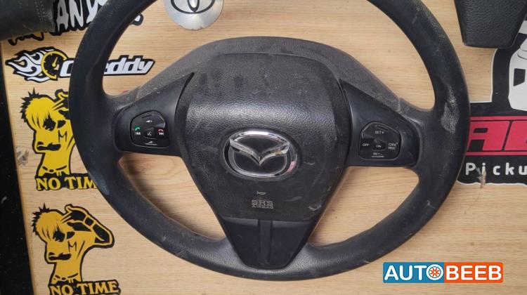 Cabin  Steering Wheel Mazda 