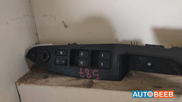 Cabin  Control buttons Hyundai Ioniq