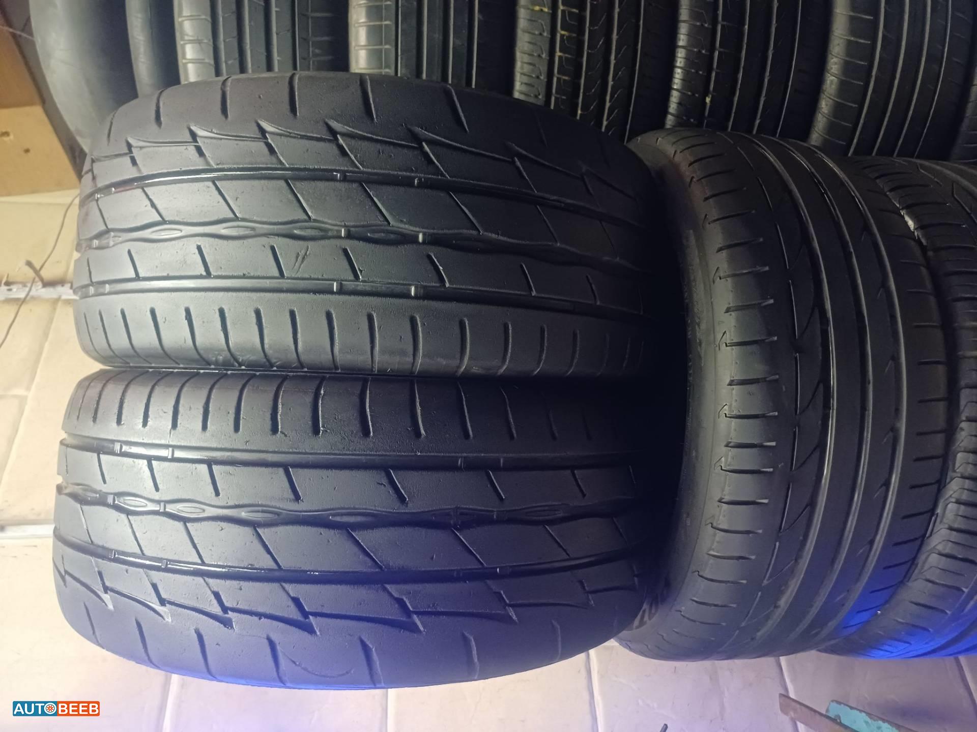 طقم برجستون 245/45/17 بحاله جيده جدا