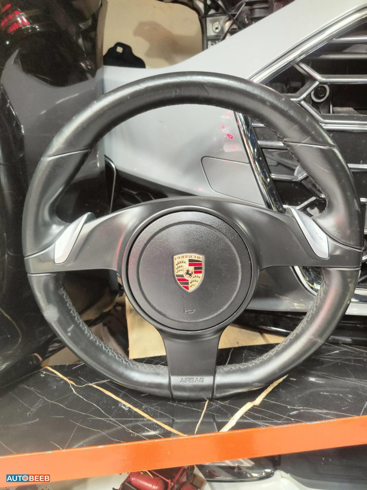 Cabin  Steering Wheel Porsche Panamera