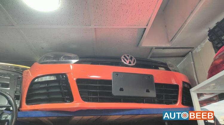 واجهة أمامية طمبون فولكس فاجن جولف GTi R 2014 2015