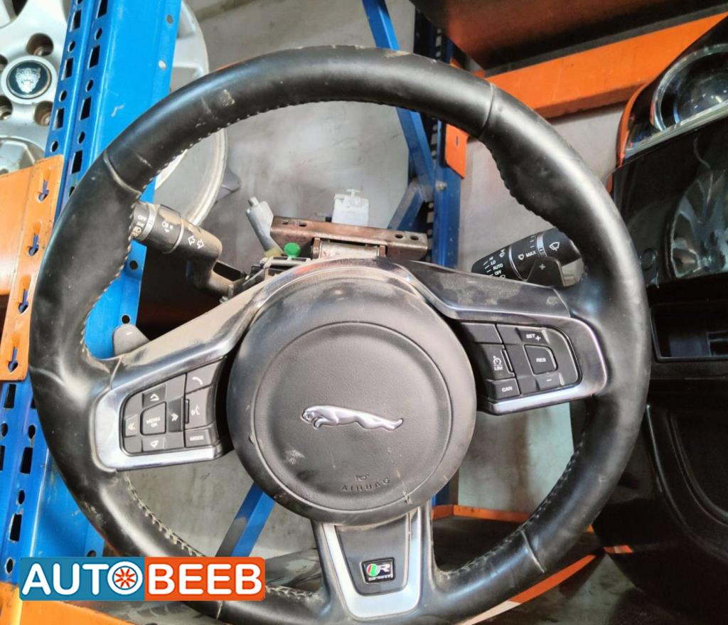 Cabin  Steering Wheel Jaguar XF