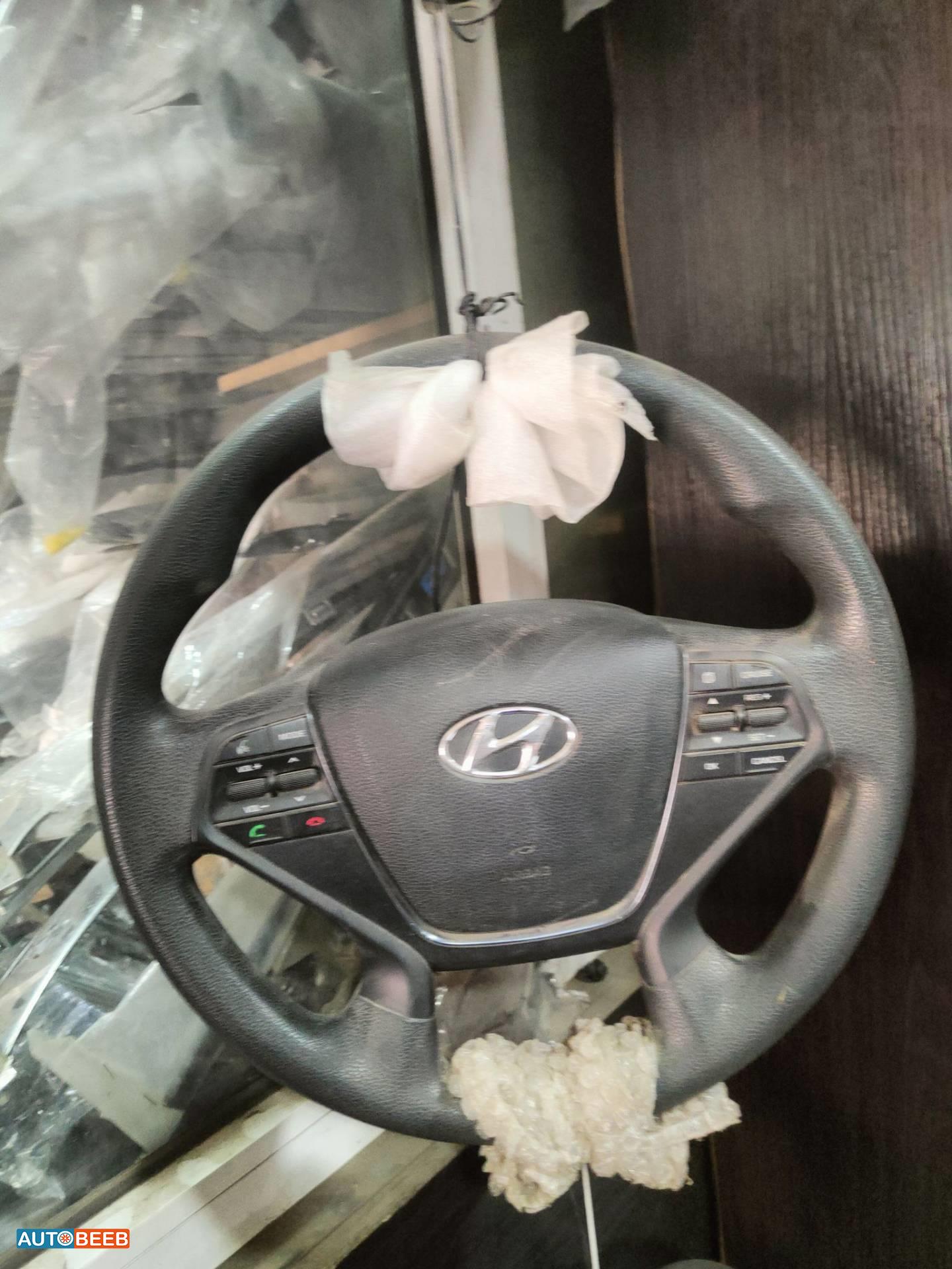 Cabin  Steering Wheel Hyundai Sonata