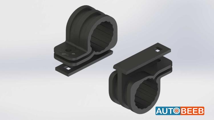 Sliding Clamp for Mudguard (Plastic) / 42U2107