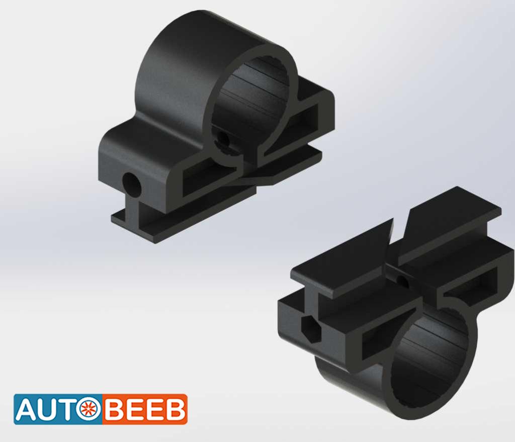 Sliding Clamp for Mudguard (Plastic) / 42U2108