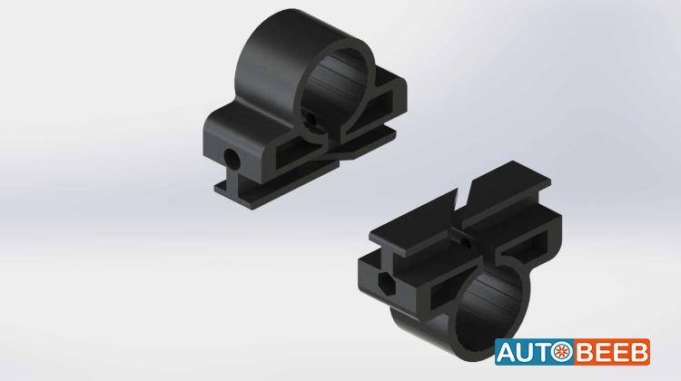 Sliding Clamp for Mudguard (Plastic) / 42U2108