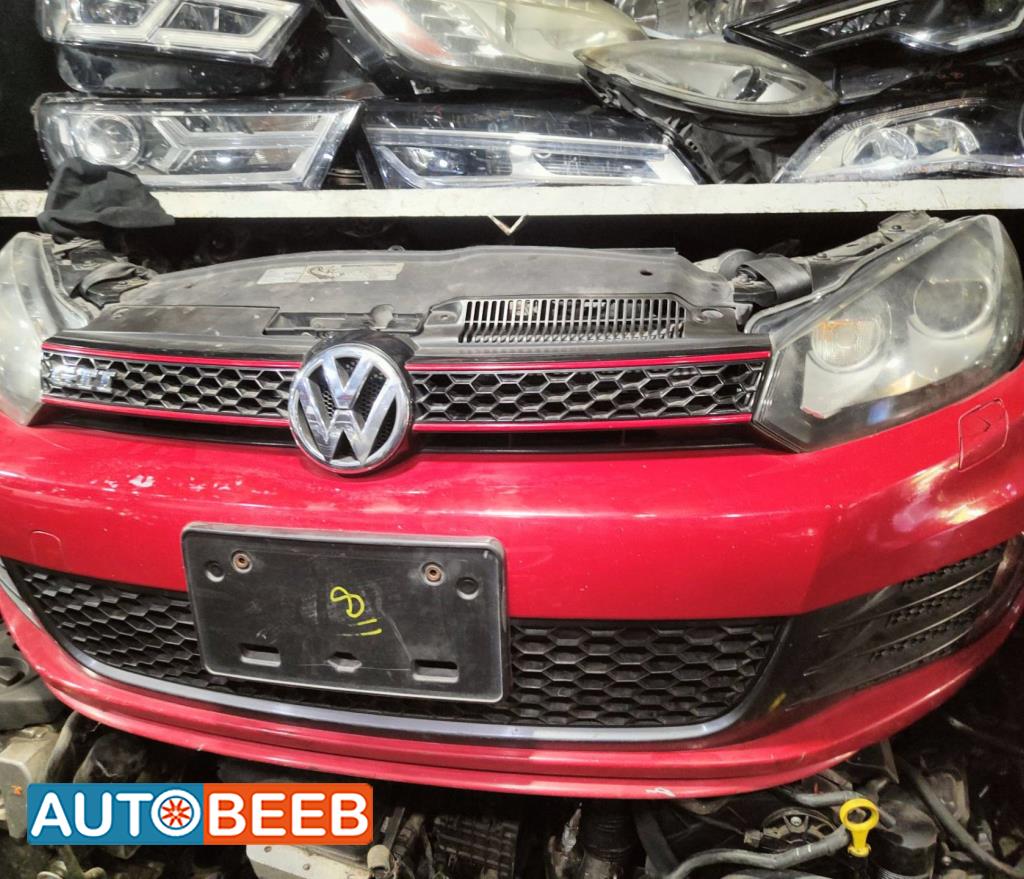 واجهة أمامية طمبون فولكس فاجن جولف mk6 2010 2011