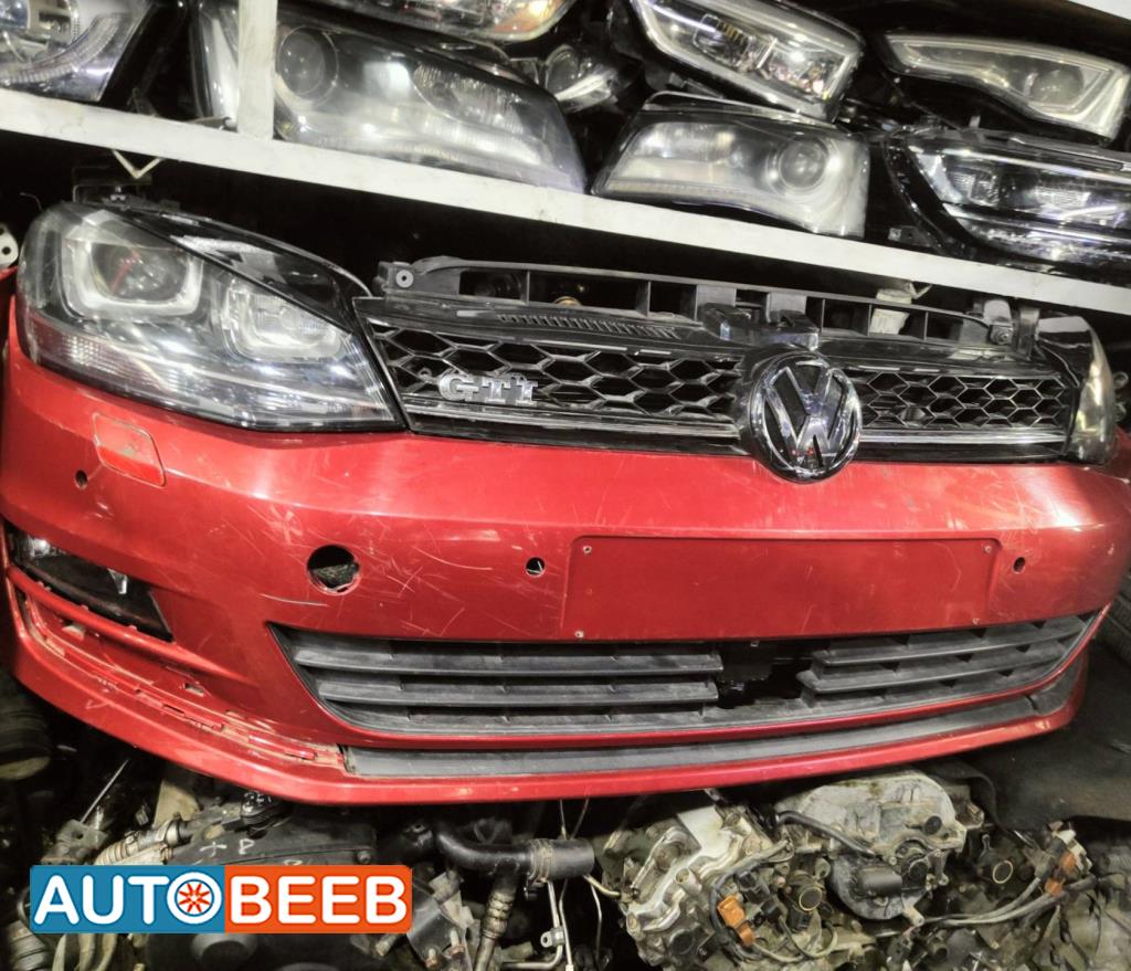 واجهة أمامية طمبون فولكس فاجن جولف mk7 2014 2015