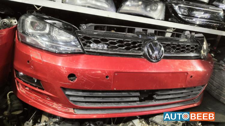 واجهة أمامية طمبون فولكس فاجن جولف mk7 2014 2015