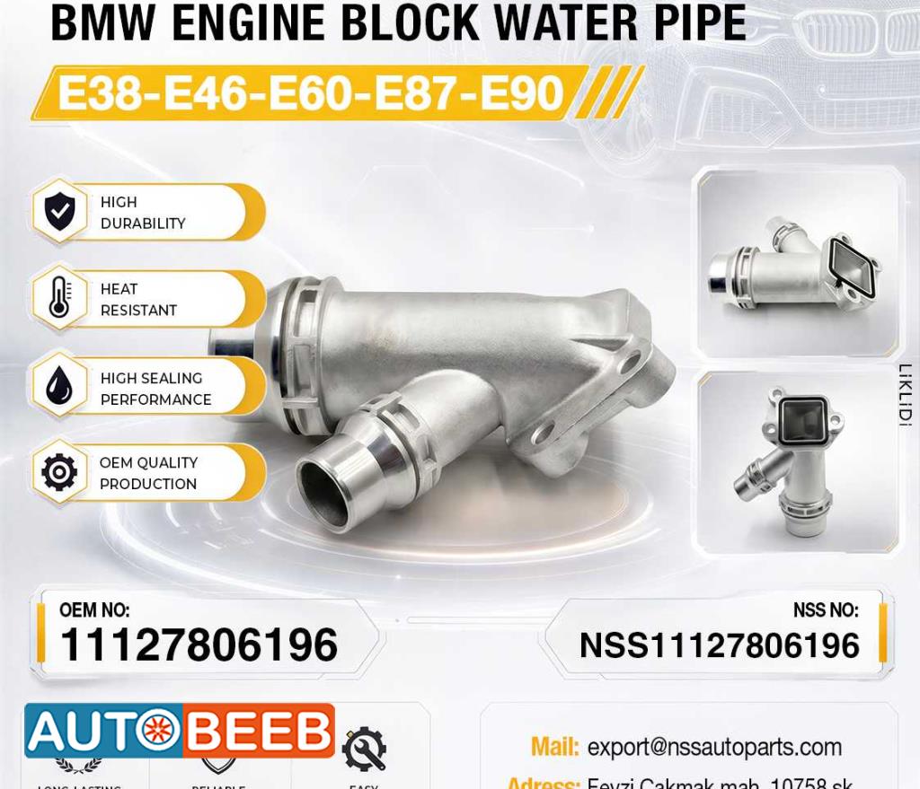 BMW Engine Block Water Pipe
