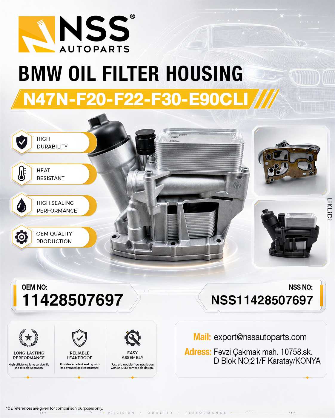 BMW Oil Filter Housing