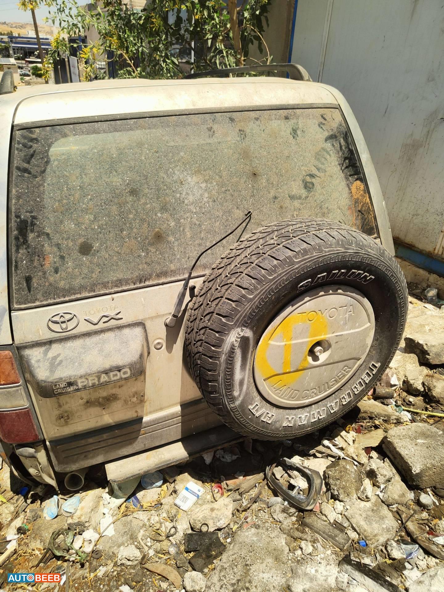 غطاء خلفي تويوتا برادو 1997 1998 1999 2000 2001