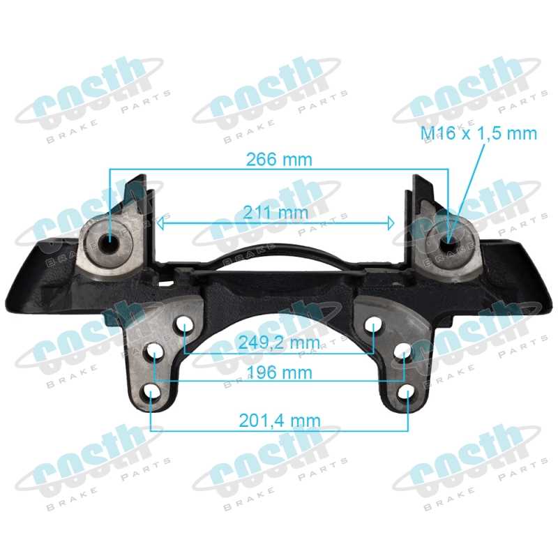 Caliper Carrier Left 6402227406