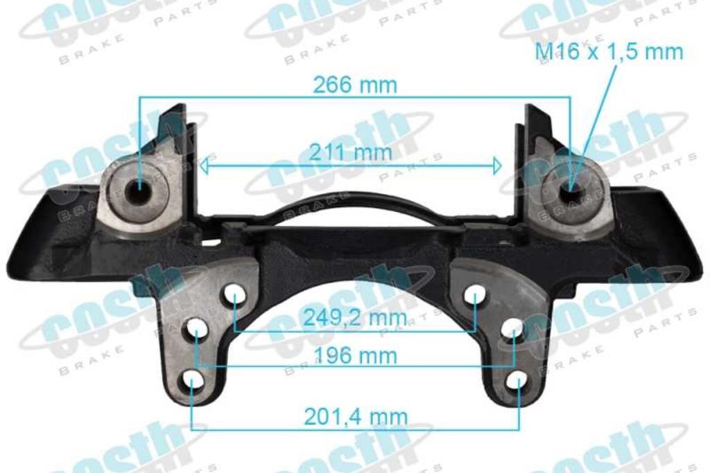 Caliper Carrier Left 6402227406