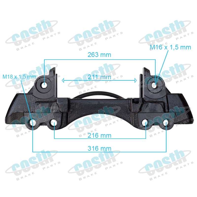 Caliper Carrier Right 3080007221
