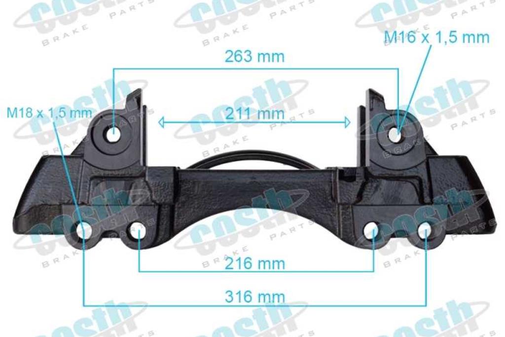 Caliper Carrier Right 3080007221
