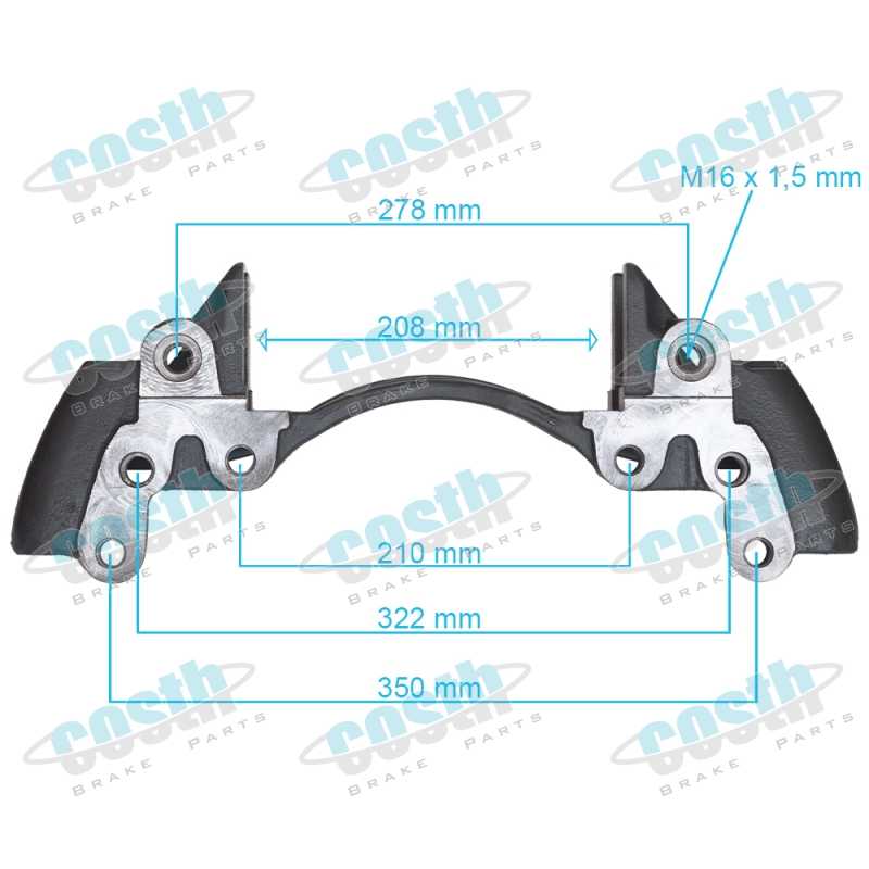 Caliper Carrier MERCEDES 0004231006