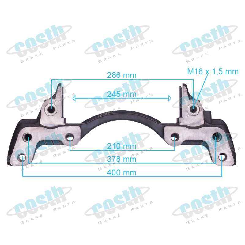 Caliper Carrier MERCEDES 0004215806